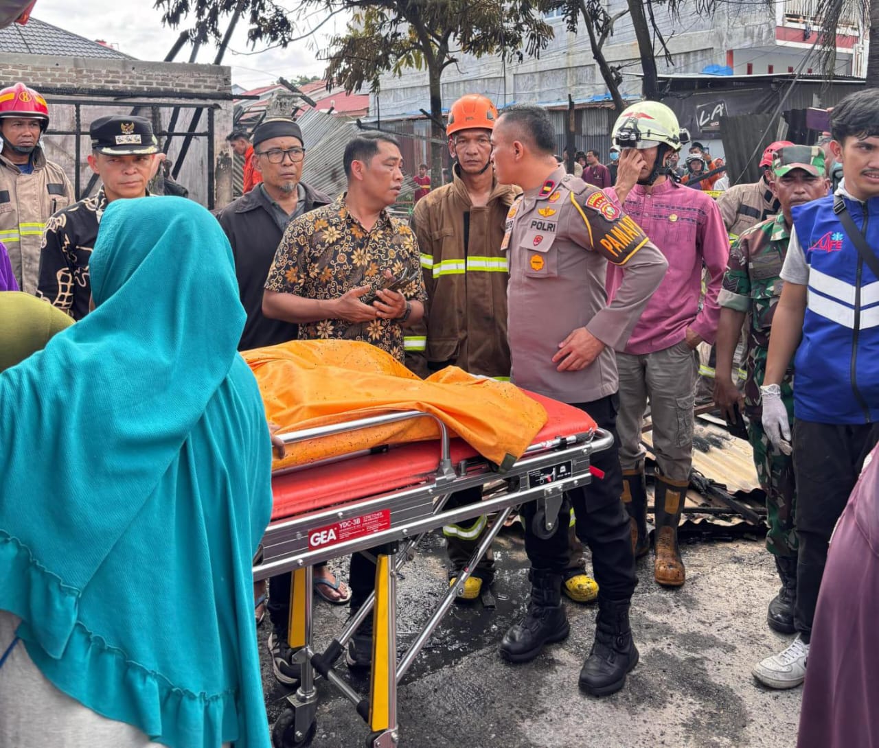 Lagi Lagi Kejadian Kebakaran dipekanbaru , Ada Korban Jiwa Meninggal