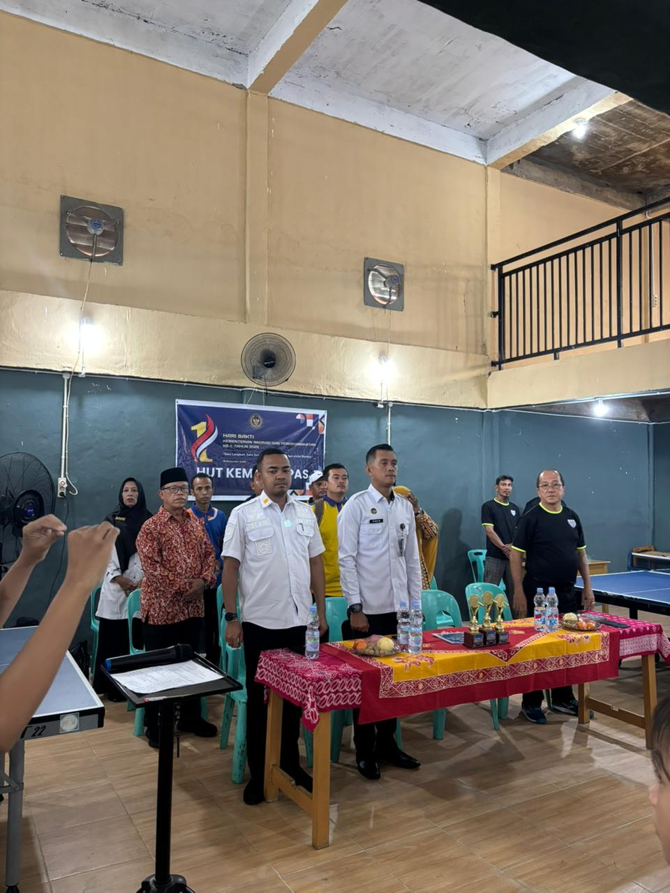 Lapas Bagansiapiapi Gelar Kejuaraan Tenis Meja Tingkat SD Se-Kecamatan Bangko Sambut HUT KEMENIMIPAS KE-1 